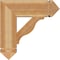 Ekena Millwork Funston Arts & Crafts Rough Sawn Bracket, Western Red Cedar, 6"W x 22"D x 22"H BKT06X22X22FST03RWR - alternate 2